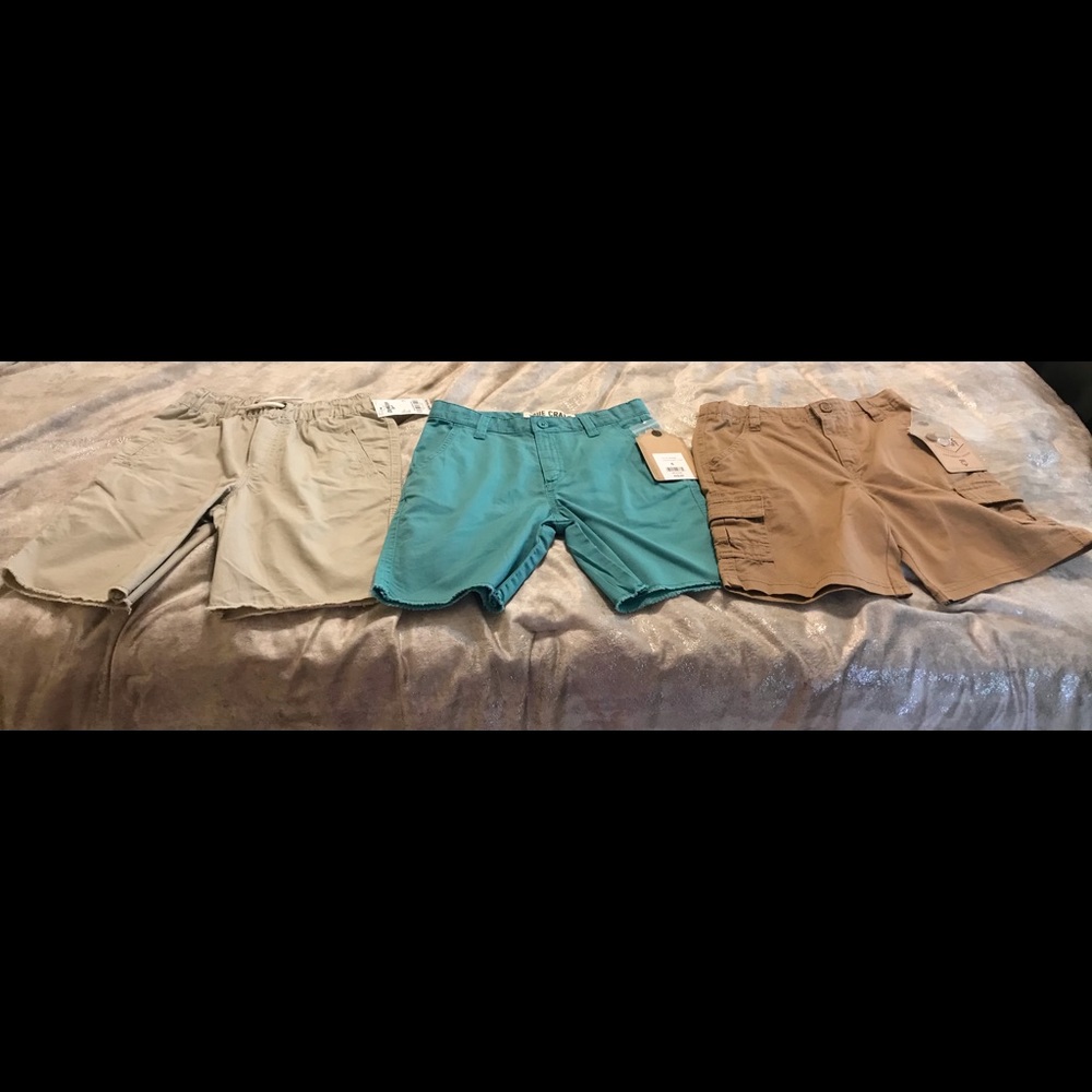 3 pair of Boys Khaki Shorts